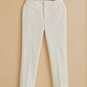 White Pants - Banana Republic Sloan Crop - Size 4
